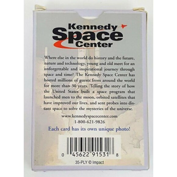 Kennedy Space Center Souvenir Playing Cards 54 Different Photos Poker Solitaire - Picture 3 of 9